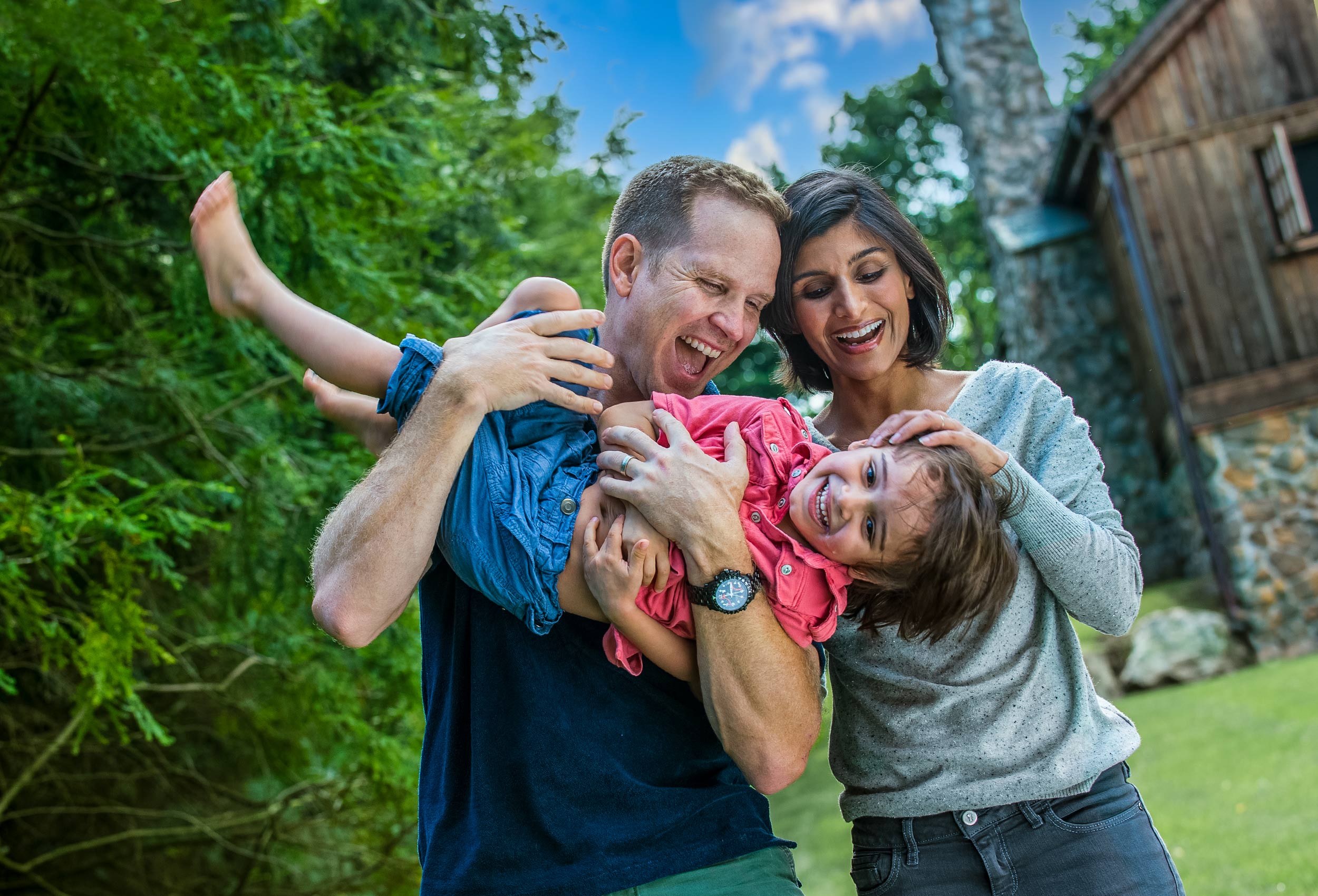 Happy Family Organics CEO Shazi Visram and family 