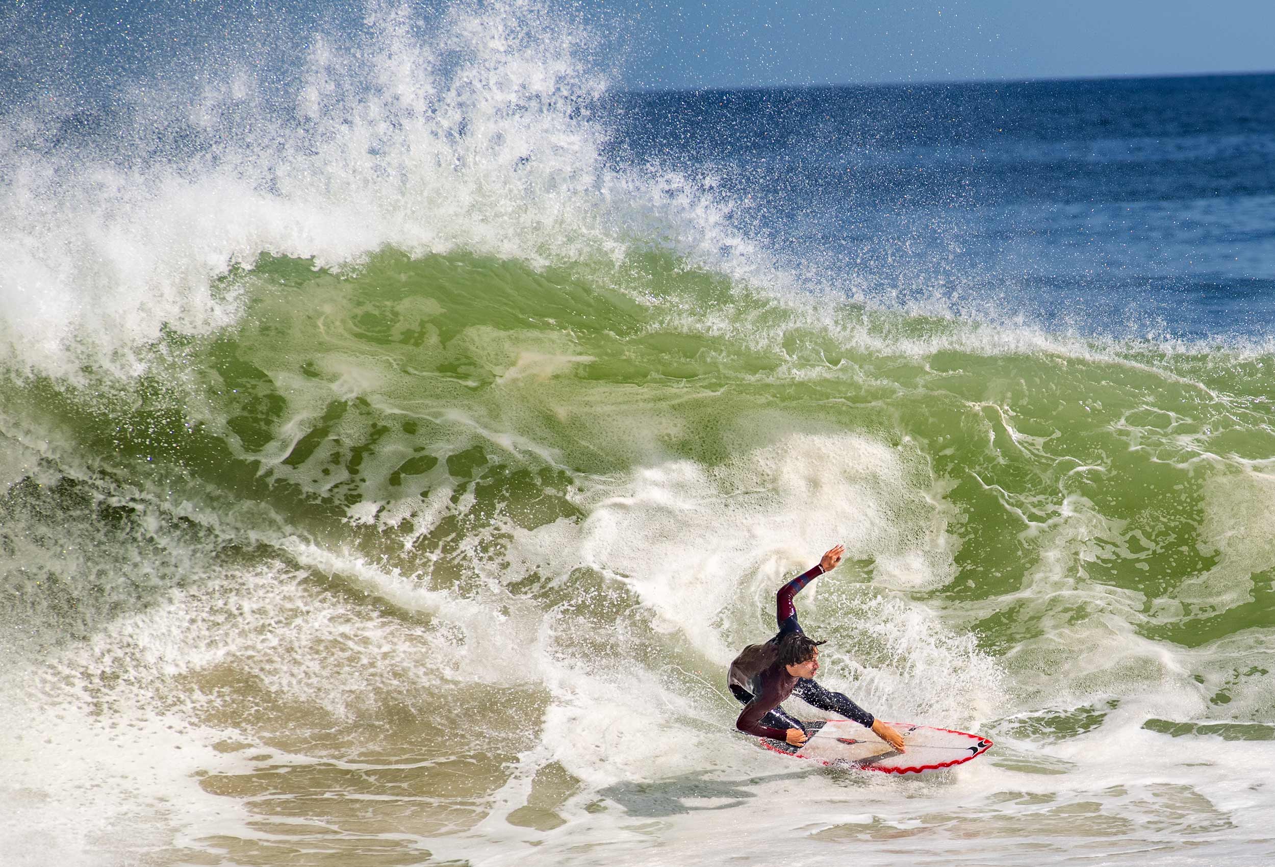 New Jersey surfer Paul Francisco made this wave 
